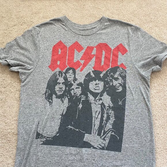 AC/DC T-Shirt Unisex S Graphic Print Highway To Hell Rock And Roll Band Music - Picture 9 of 12
